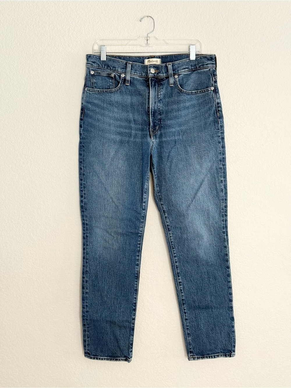 Madewell perfect vintage straight Classic High-Rise Blue Women’s Jeans size 30